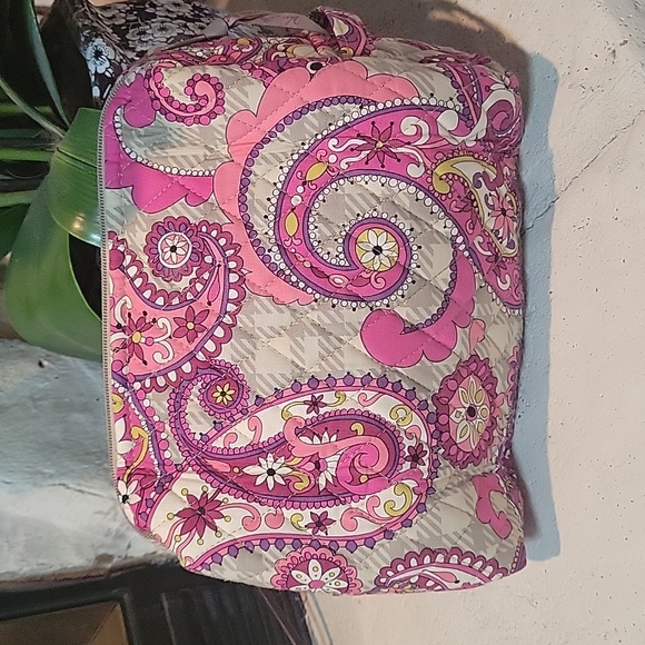 Vera Bradley Cosmetic Bag - Pink Floral - Picture 3 of 7